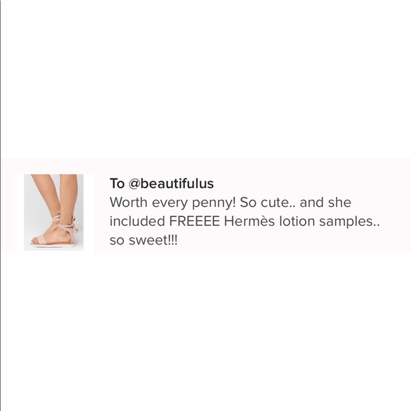 Vegan Leather Blush Cream Lace Up Sandal - Picture 7 of 7